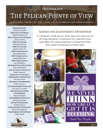 thumbnail of Pelican Pointe November 2018 Newsletter